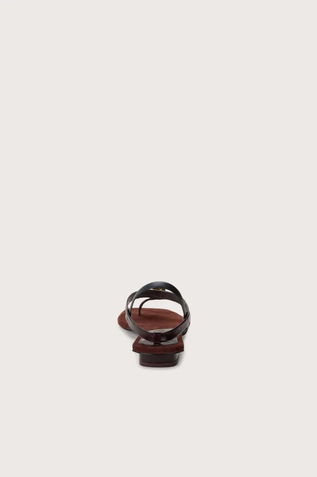 Cult Gaia Illene Sandal Espresso Women Flats