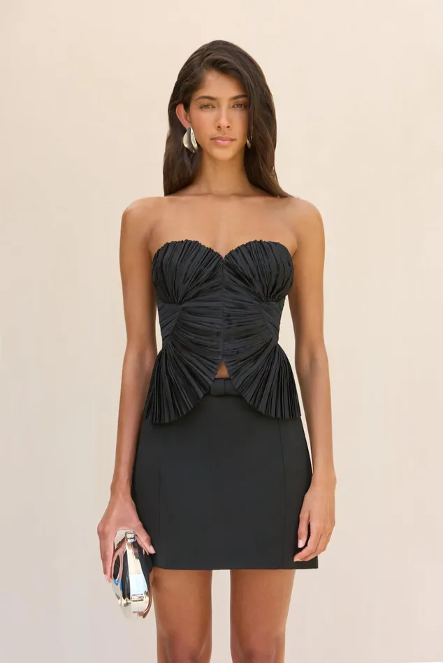 Cult Gaia Jace Top Black Women Tops