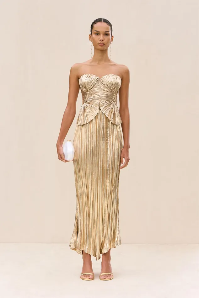 Cult Gaia Jace Top Gold Women Sets Cult Gaia Jace Top Gold Women Sets