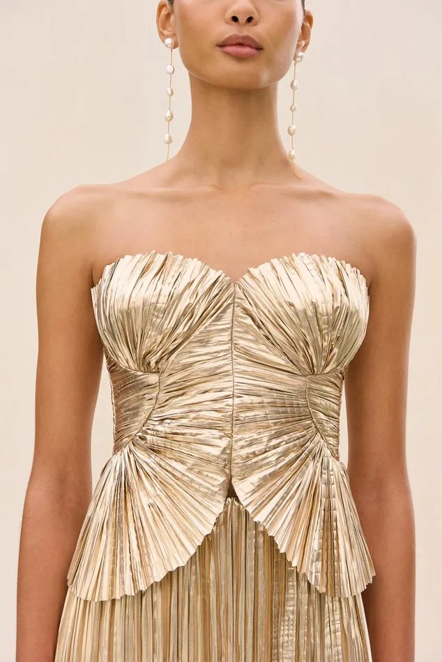 Cult Gaia Jace Top Gold Women Sets Cult Gaia Jace Top Gold Women Sets