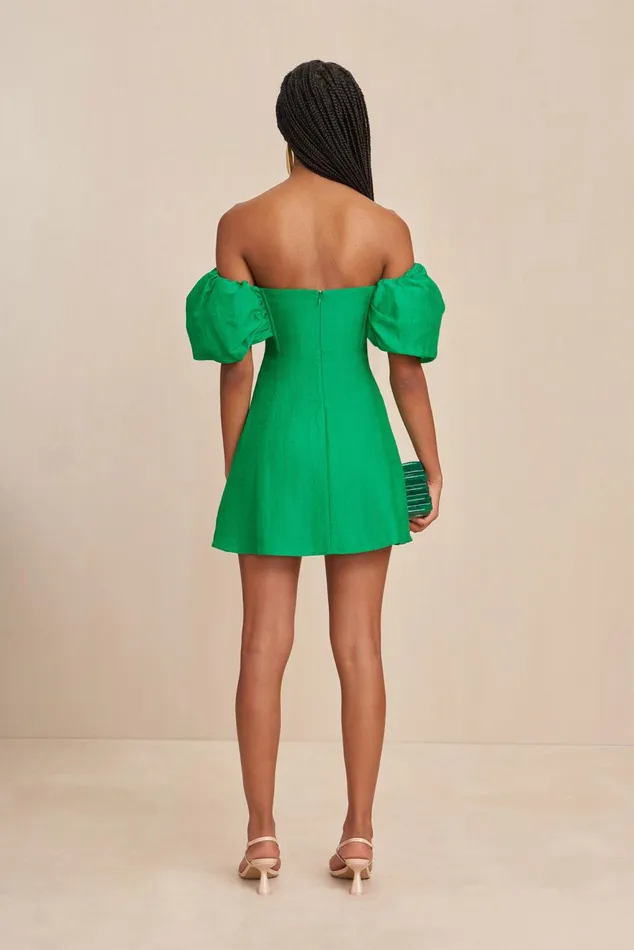 Cult Gaia Lissett Dress Malachite Women Dresses