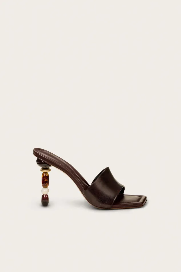 Cult Gaia Mahina Sandal Espresso Women Sandals