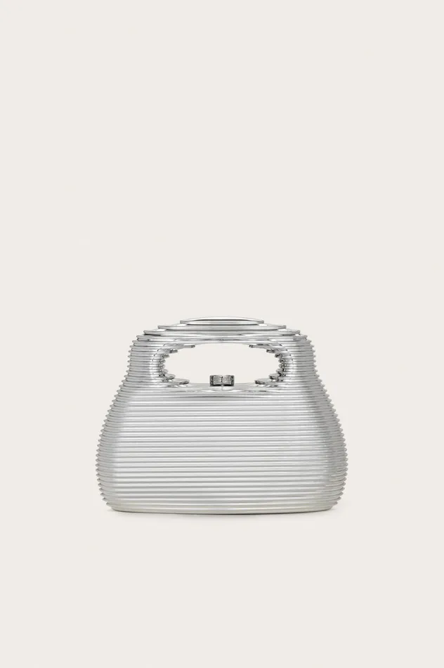 Cult Gaia Mimi Bag Shiny Silver Women Crossbody Bags