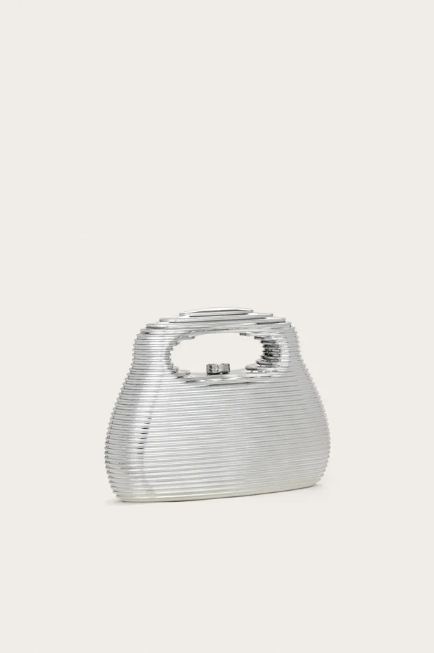 Cult Gaia Mimi Bag Shiny Silver Women Crossbody Bags