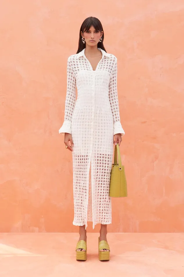 Cult Gaia Pernille Dress Off White Women Dresses