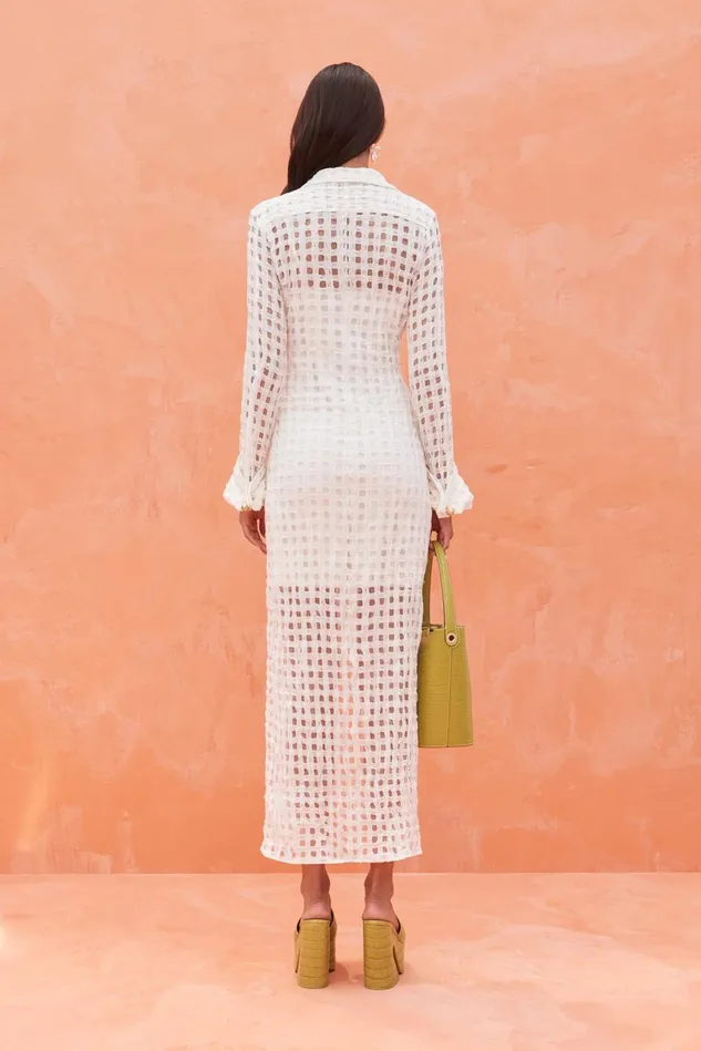 Cult Gaia Pernille Dress Off White Women Dresses
