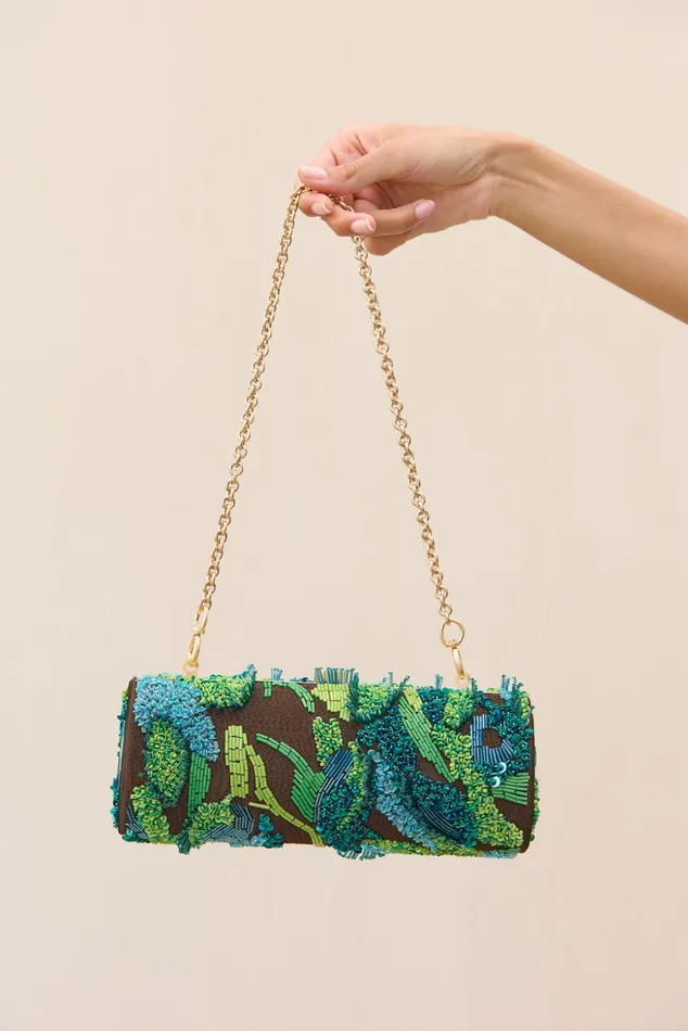 Cult Gaia Piper Clutch Tulip Multi Women Clutches