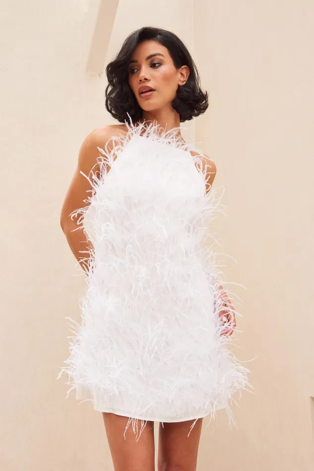 Cult Gaia Shannon Dress Off White Women Dresses