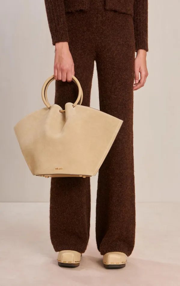 Cult Gaia Valeska Tote Sand Women Tote Bags
