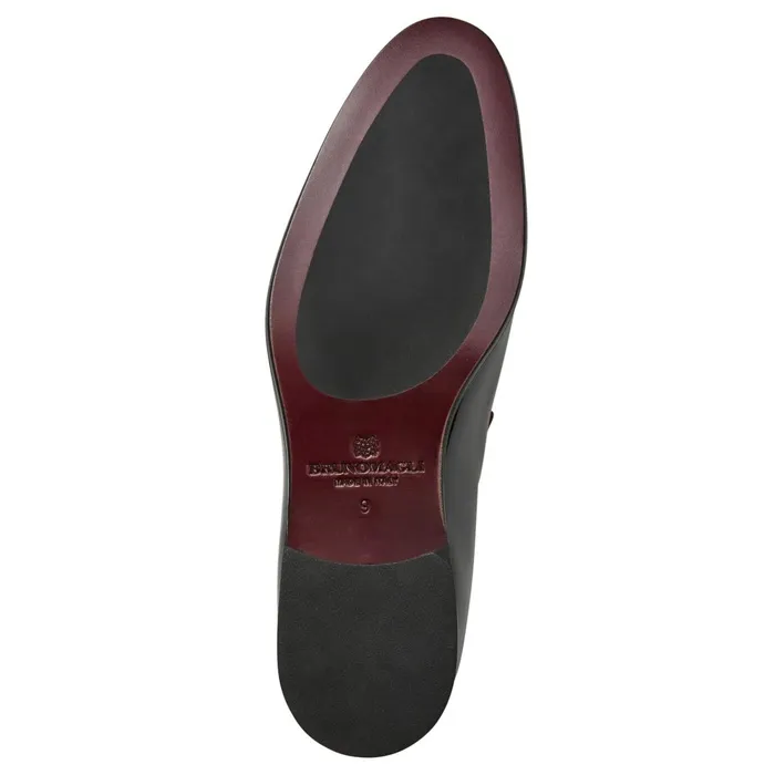 Danilo ALine Patent Leather Smoking SlipperBlack Men Bruno Magli Loafers and Slipons