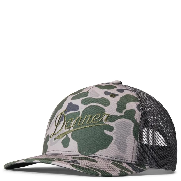Danner Hats and Beanies Duck Camo Trucker Cap Green 8211 MenWomen