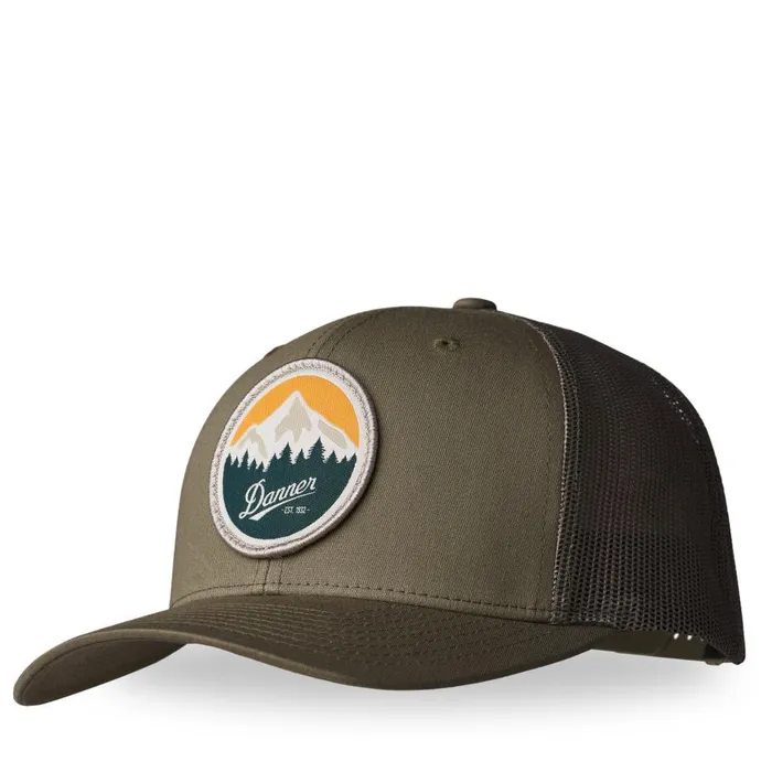 Danner Hats and Beanies Trucker Cap Loden 8211 Mountain Patch 8211 MenWomen