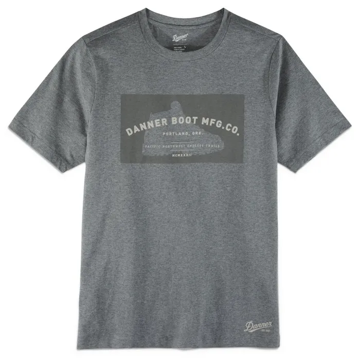 Danner Shirts and Tees License Plate Tee Heather Gray 8211 MenWomen