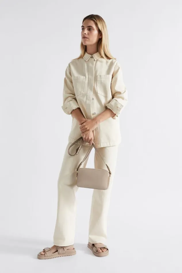 Denim Woman Seed Heritage Denim Overshirt Magnolia