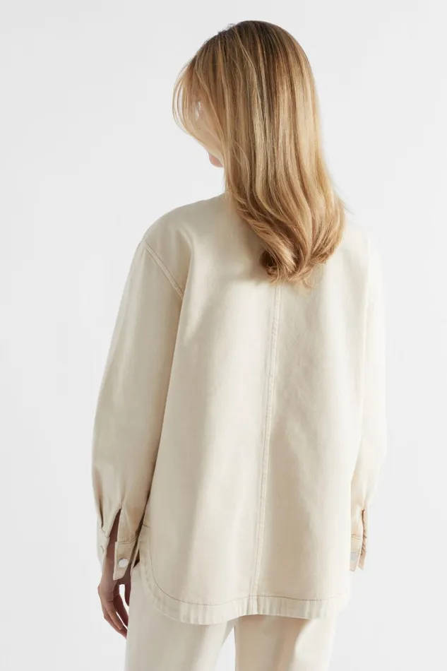 Denim Woman Seed Heritage Denim Overshirt Magnolia