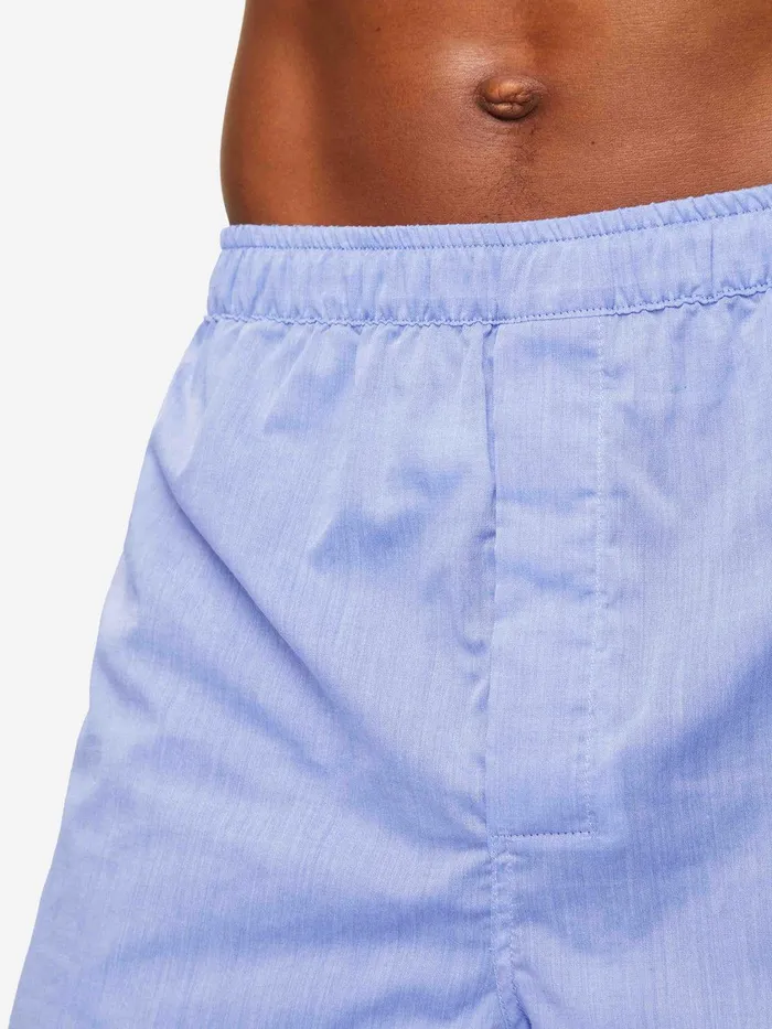 Derek Rose Modern Fit Boxers Amalfi Cotton Batiste Blue Men Modern Fit Boxer Shorts Derek Rose Modern Fit Boxers Amalfi Cotton Batiste Blue Men Modern Fit Boxer Shorts