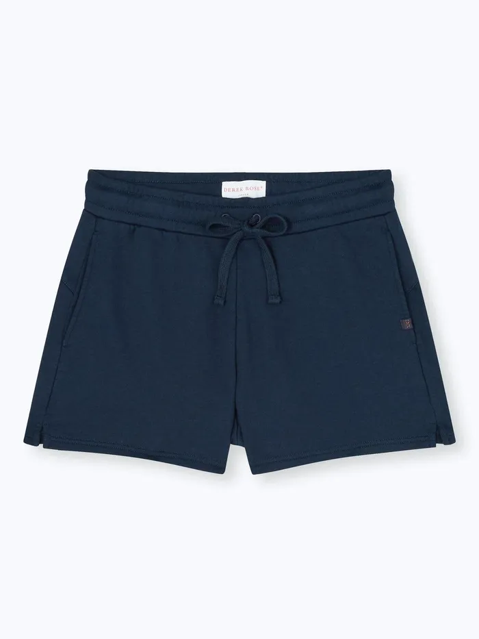 Derek Rose Sweat Shorts Quinn Cotton Modal Navy Women Casual Shorts