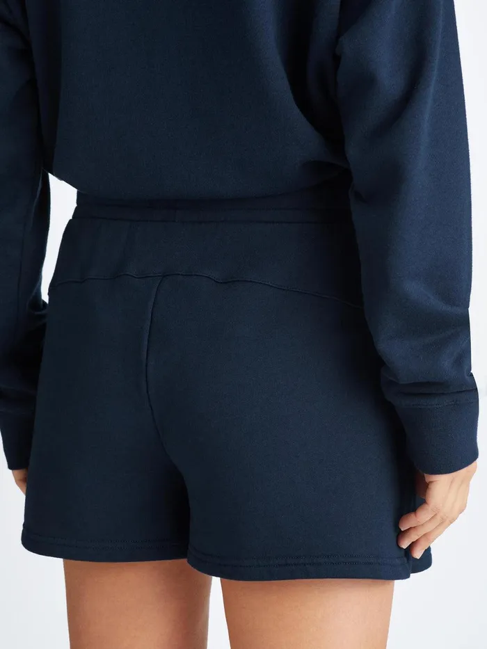 Derek Rose Sweat Shorts Quinn Cotton Modal Navy Women Casual Shorts