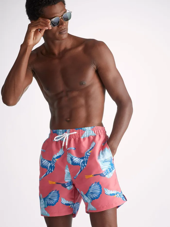Derek Rose Swim Shorts Maui 54 Multi Men Classic Fit Swim Shorts