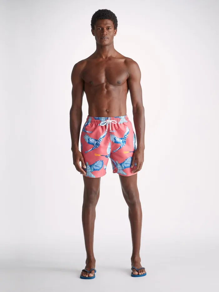 Derek Rose Swim Shorts Maui 54 Multi Men Classic Fit Swim Shorts