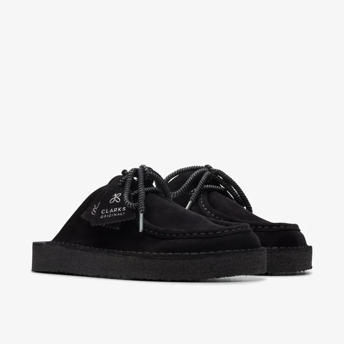 Desert Nomad Mule X Jorja Smith BlackBlack Women Clarks Clogs and Mules