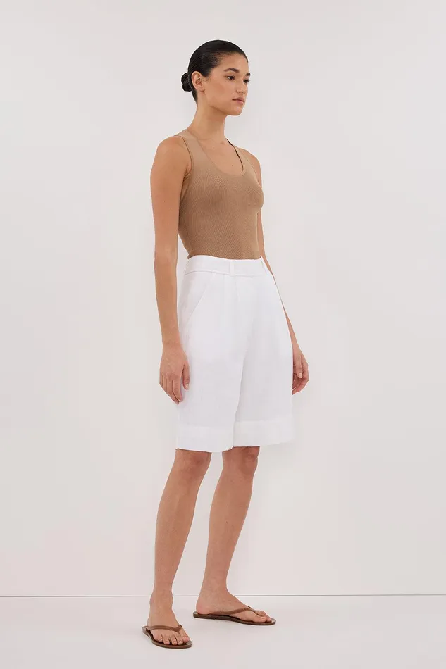 DEVIN TAN RACER KNIT TANK Women DISSH Knitted