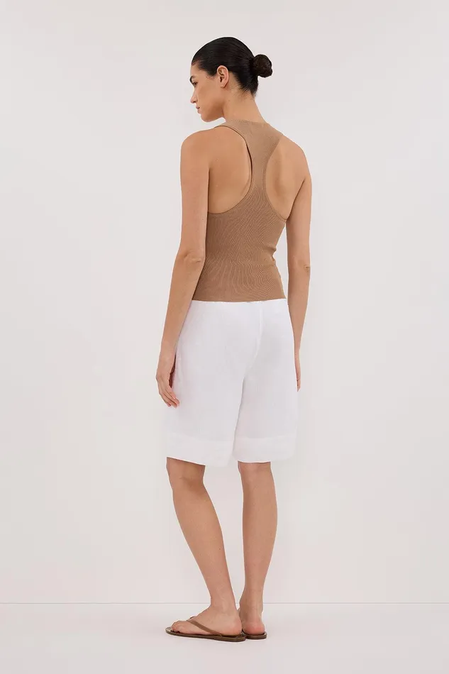 DEVIN TAN RACER KNIT TANK Women DISSH Knitted