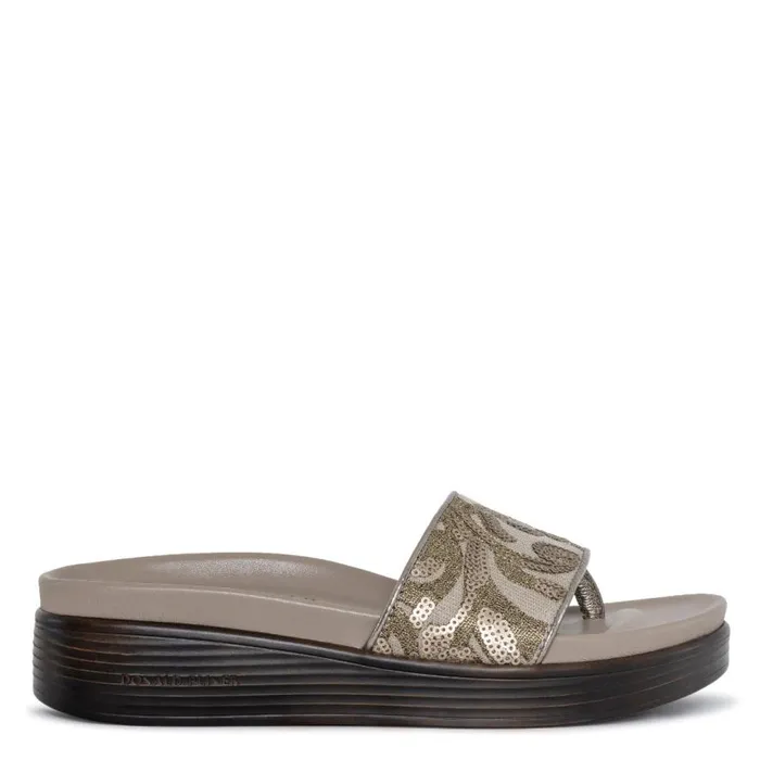 Donald Pliner Casual FIFI Pewter Brocade 8211 Women