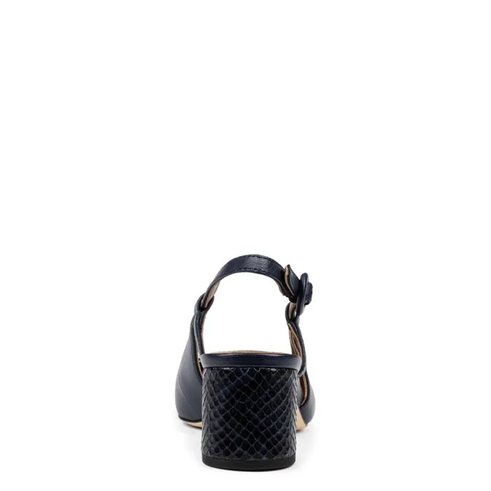 Donald Pliner Dress SONG Navy Leather 8211 Women Donald Pliner Dress SONG Navy Leather 8211 Women