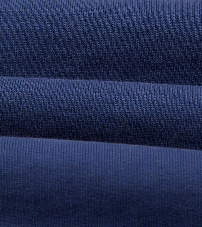 Drake039s Navy Crew Neck Cotton Sweatshirt Men Polos and Sweatshirts