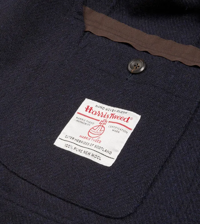 Drake039s Navy Harris Tweed Games Blazer Mk Vii Men Blazers