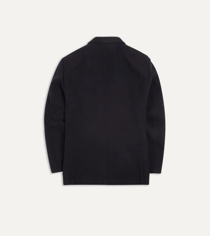 Drake039s Navy Melton Wool Games Blazer Mk Iii Men Blazers