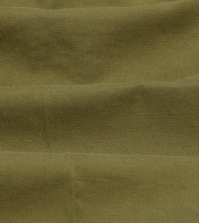 Drake039s Olive Cotton Twill SinglePleat Shorts Men Shorts