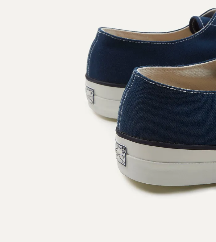 Drake039s Wakouwa By Anatomica Indigo Cotton Canvas Oxford Trainers Men Trainers