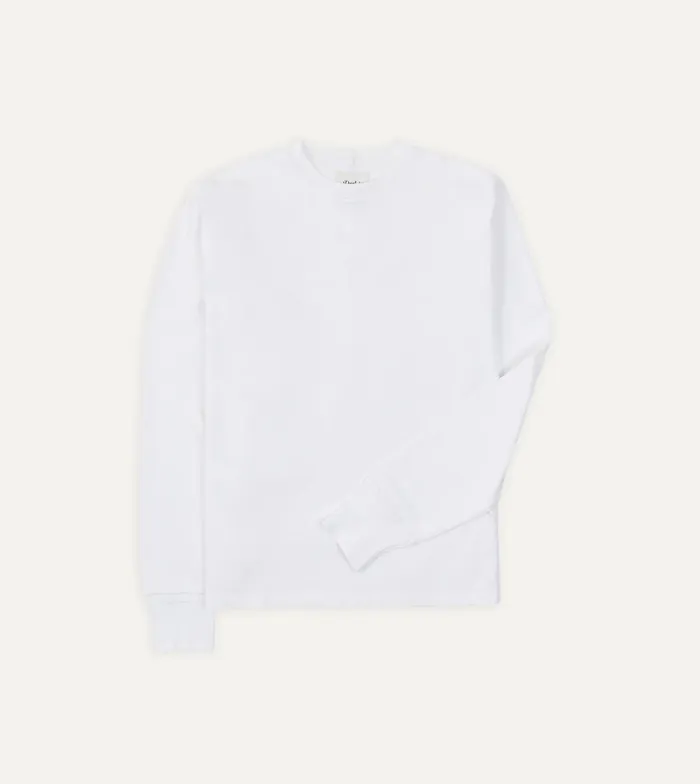 Drake039s White Cotton LongSleeve Hiking TShirt Men TShirts