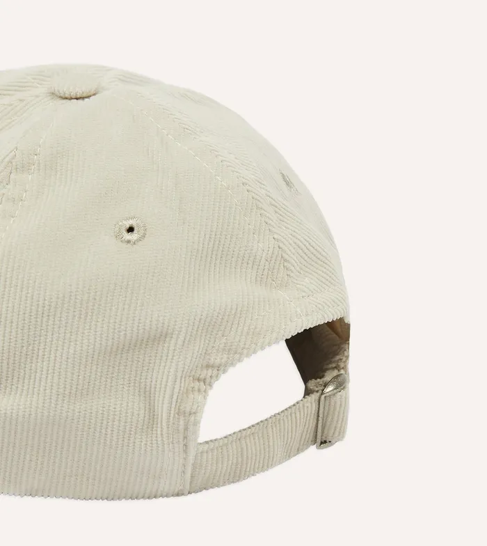 Drake039s White Flowers Emblem Cotton Corduroy Baseball Cap Men Hats