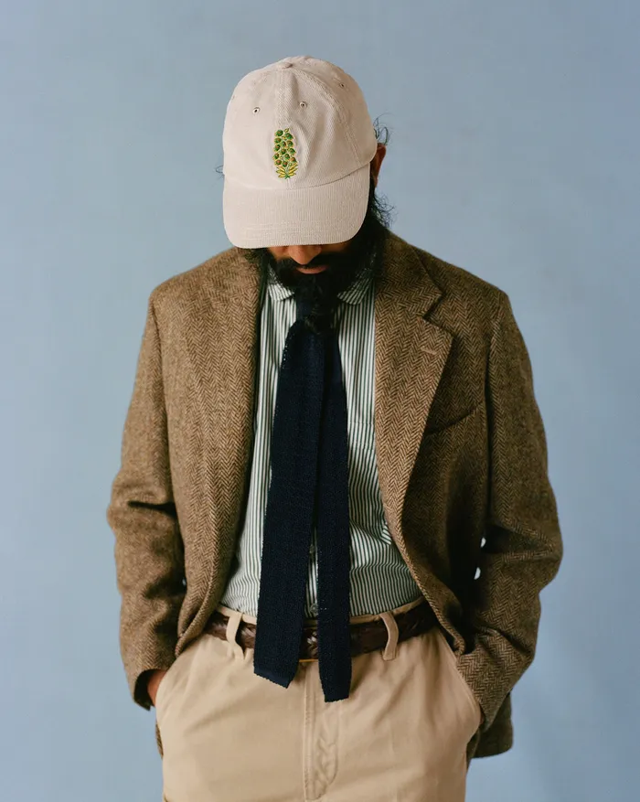 Drake039s White Flowers Emblem Cotton Corduroy Baseball Cap Men Hats