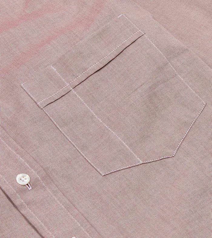 Drake039s Wine Pinpoint Oxford Cotton Cloth ButtonDown Shirt Men Formal Shirts