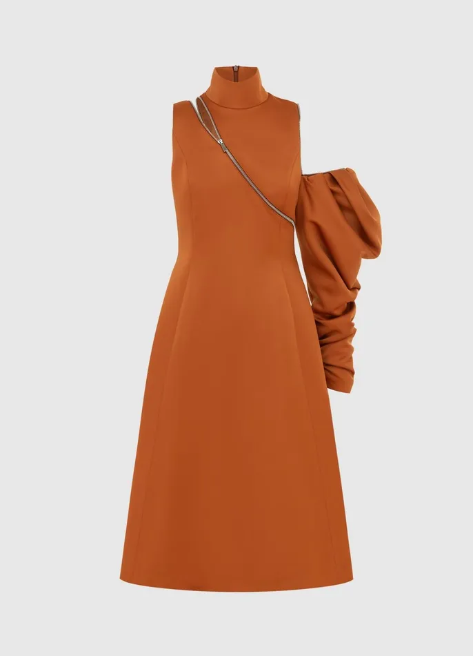 Dresses and Jumpsuits Women LEO LIN Annalise One Shoulder Midi Dress 8211 Toffee Dresses and Jumpsuits Women LEO LIN Annalise One Shoulder Midi Dress 8211 Toffee
