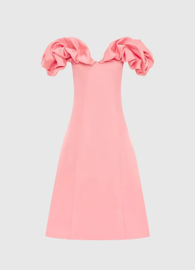 Dresses and Jumpsuits Women LEO LIN Annie Off Shoulder Frill Midi Dress 8211 Strawberry Pink Dresses and Jumpsuits Women LEO LIN Annie Off Shoulder Frill Midi Dress 8211 Strawberry Pink