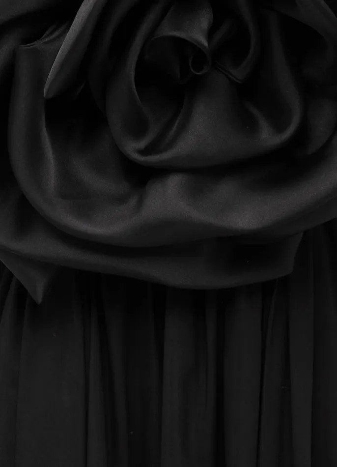 Dresses and Jumpsuits Women LEO LIN Bloom Rose Maxi Dress 8211 Ebony