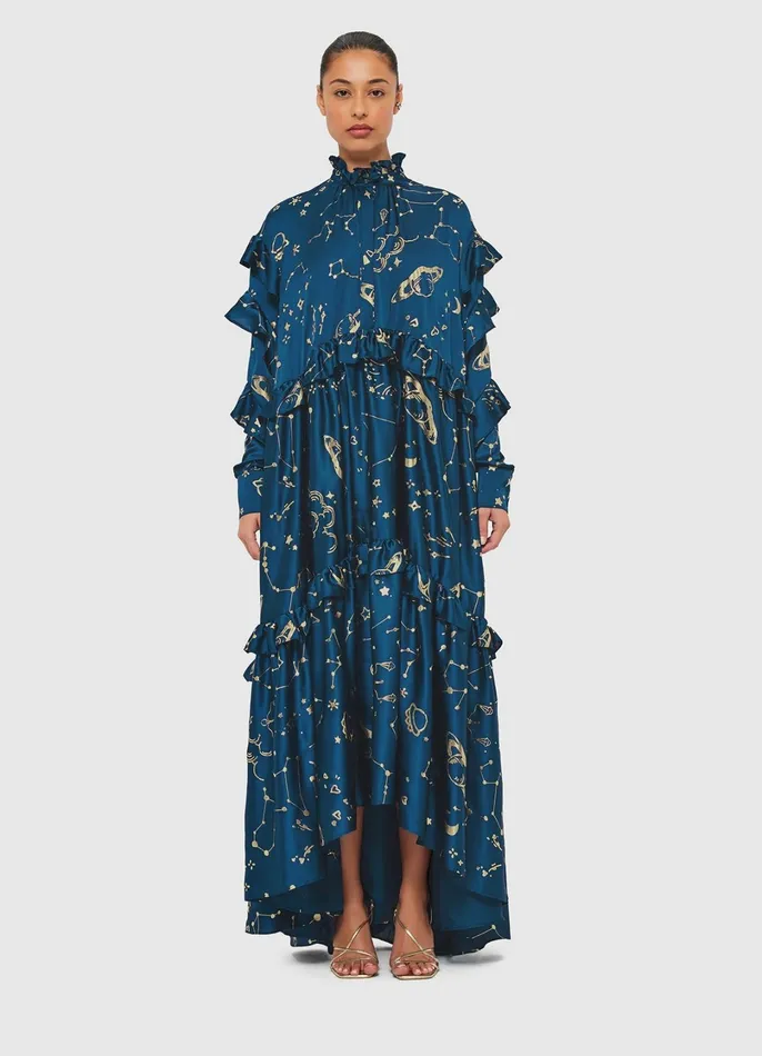 Dresses and Jumpsuits Women LEO LIN Catherine Maxi Dress 8211 Celestial Print