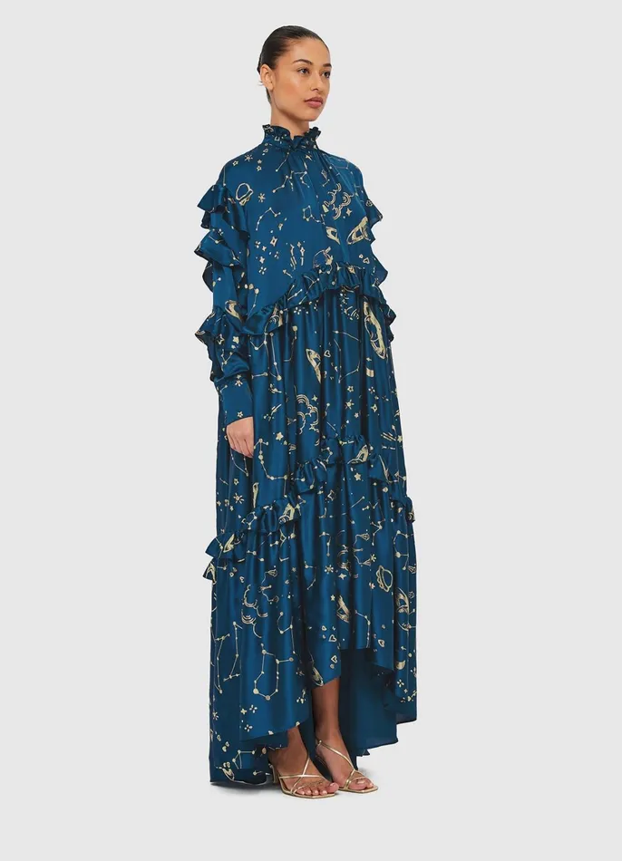 Dresses and Jumpsuits Women LEO LIN Catherine Maxi Dress 8211 Celestial Print