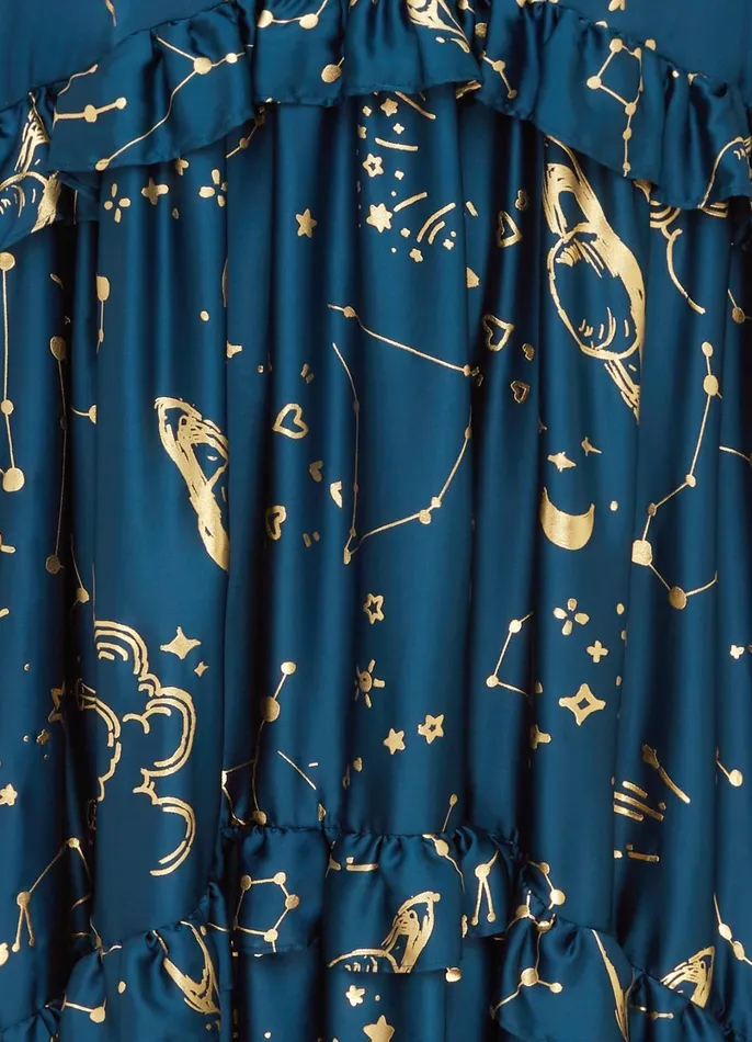 Dresses and Jumpsuits Women LEO LIN Catherine Maxi Dress 8211 Celestial Print