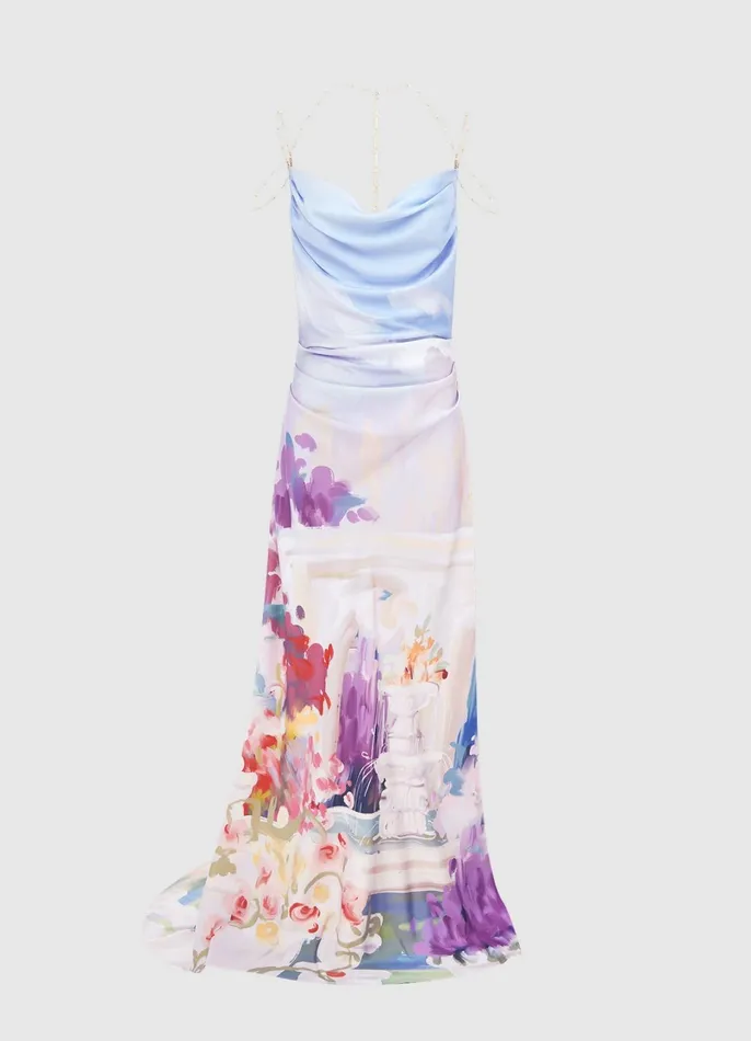Dresses and Jumpsuits Women LEO LIN Imogen Gown 8211 Jardin Print