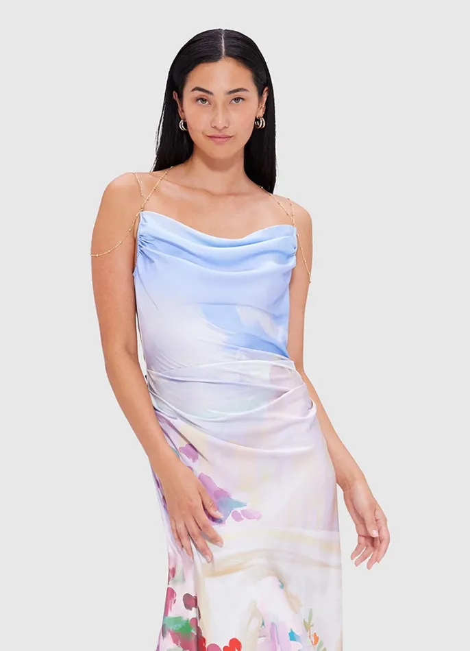 Dresses and Jumpsuits Women LEO LIN Imogen Gown 8211 Jardin Print