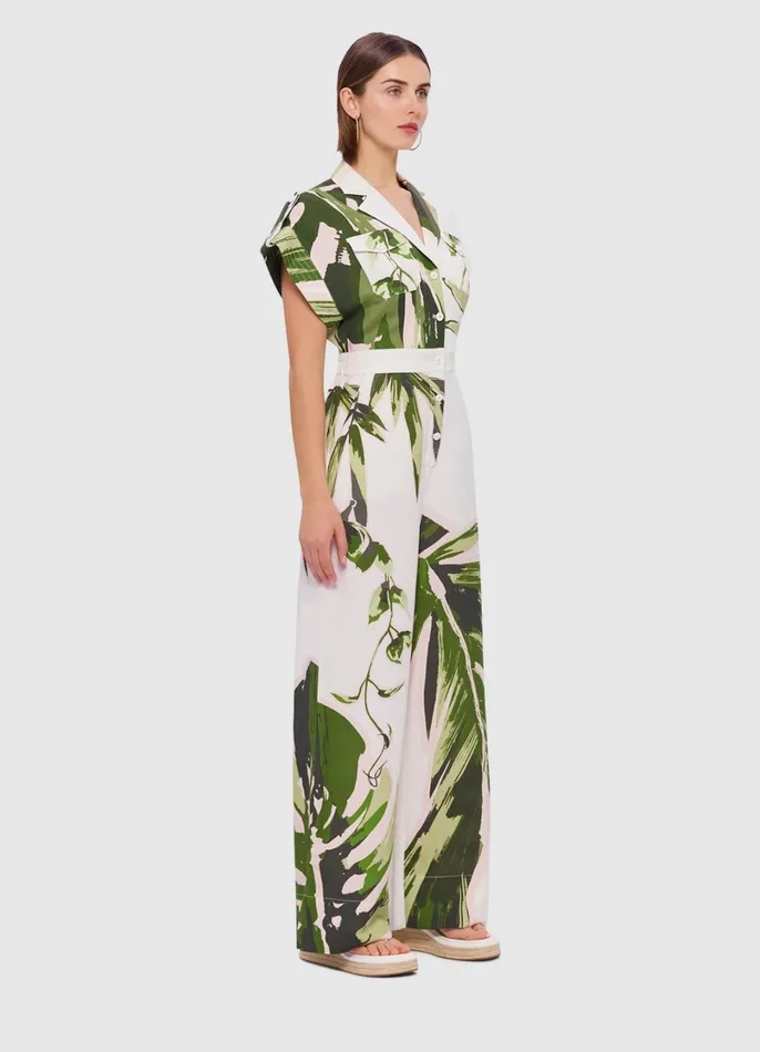 Dresses and Jumpsuits Women LEO LIN Jacie Shirt Jumpsuit 8211 Botanica Print