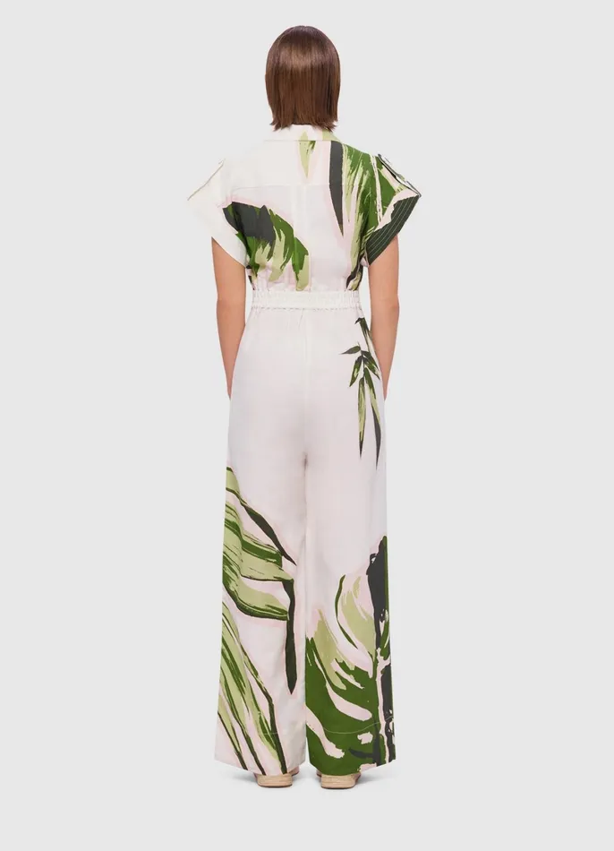 Dresses and Jumpsuits Women LEO LIN Jacie Shirt Jumpsuit 8211 Botanica Print