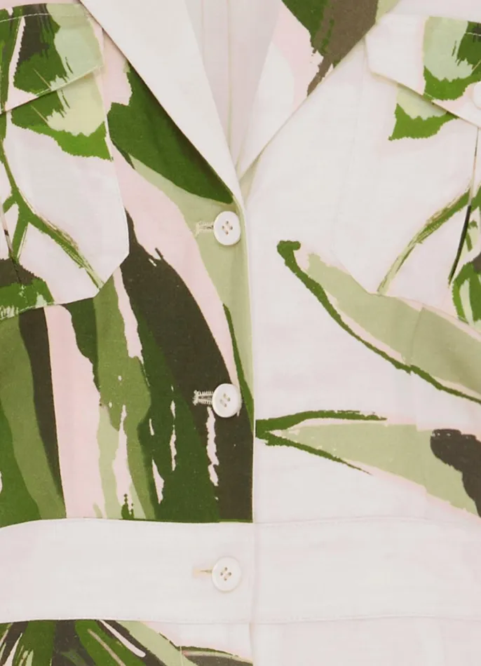 Dresses and Jumpsuits Women LEO LIN Jacie Shirt Jumpsuit 8211 Botanica Print