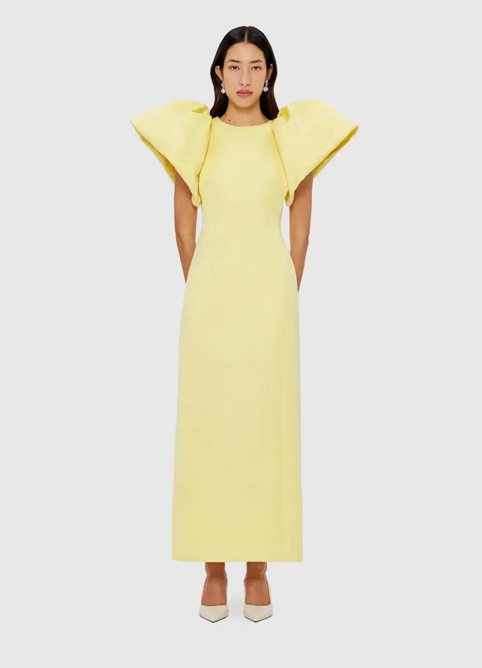 Dresses and Jumpsuits Women LEO LIN Lucinda Maxi Dress 8211 Sorbet Yellow